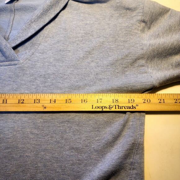 Athleta Sweatshirt Womens S Clarity Pullover V-Neck Thumb Hole - Picture 4 of 7